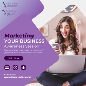 Marketing Your Business Awareness Session By Tania Taylor Hypnotherapy and Psyhcotherapy
