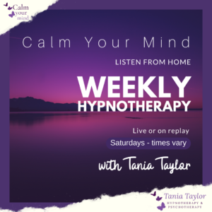 Saturday Weekly Relaxation Tania Taylor Hypnotherapy and Psychotherapy